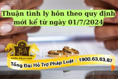 Thuận tình ly hôn theo quy định mới