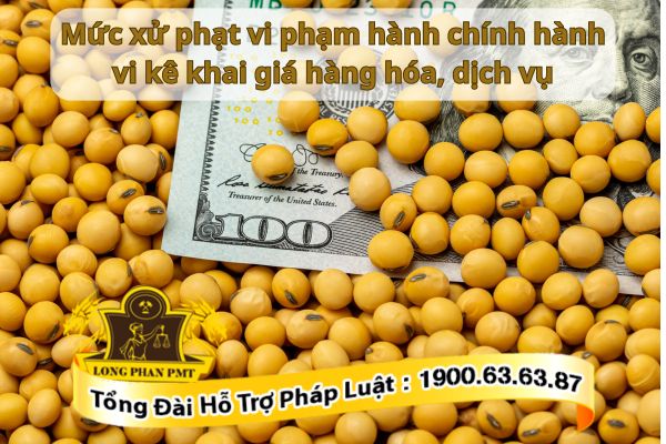 Xử phạt vi phạm hành chính hành vi kê khai giá hàng hóa