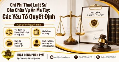 Chi phí thuê luật sư bào chữa vụ án ma túy và các yếu tố quyết định.