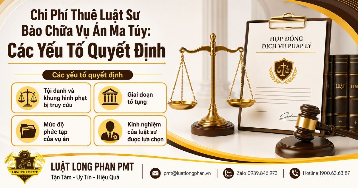 Chi phí thuê luật sư bào chữa vụ án ma túy và các yếu tố quyết định.