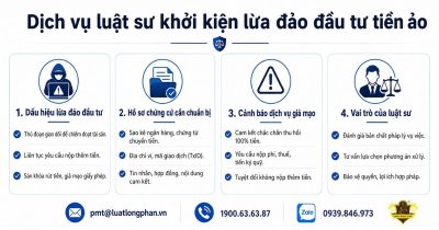Giải pháp an toàn với dịch vụ luật sư khởi kiện lừa đảo đầu tư tiền ảo.
