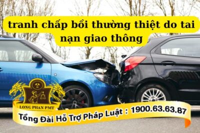 Các tranh chấp bồi thường thiệt hại do tai nạn giao thông