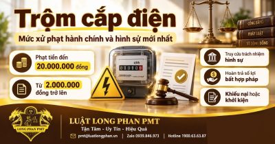 Trộm cắp điện và ranh giới xử phạt hành chính, trách nhiệm hình sự theo giá trị điện chiếm đạt.