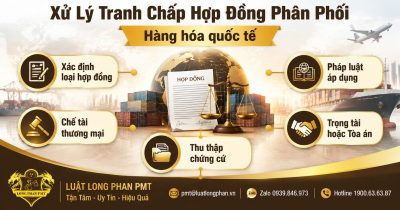 Hướng dẫn xử lý tranh chấp hợp đồng phân phối hàng hóa quốc tế theo quy định pháp luật.