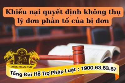Khi nào trả lại đơn phản tố của bị đơn
