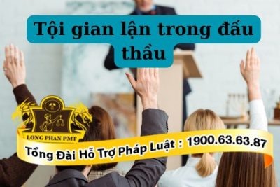 Khung hình phạt tội Gian lận trong đấu thầu