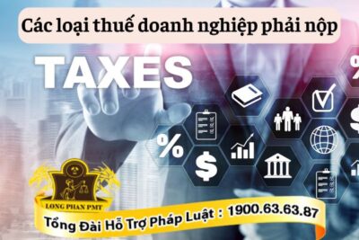 Quy định về các loại thuế doanh nghiệp phải nộp