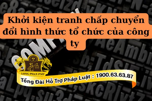 Quyền khởi kiện tranh chấp chuyển đổi hình thức tổ chức của công ty