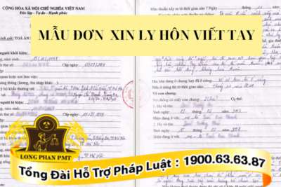 Đơn xin ly hôn mới nhất