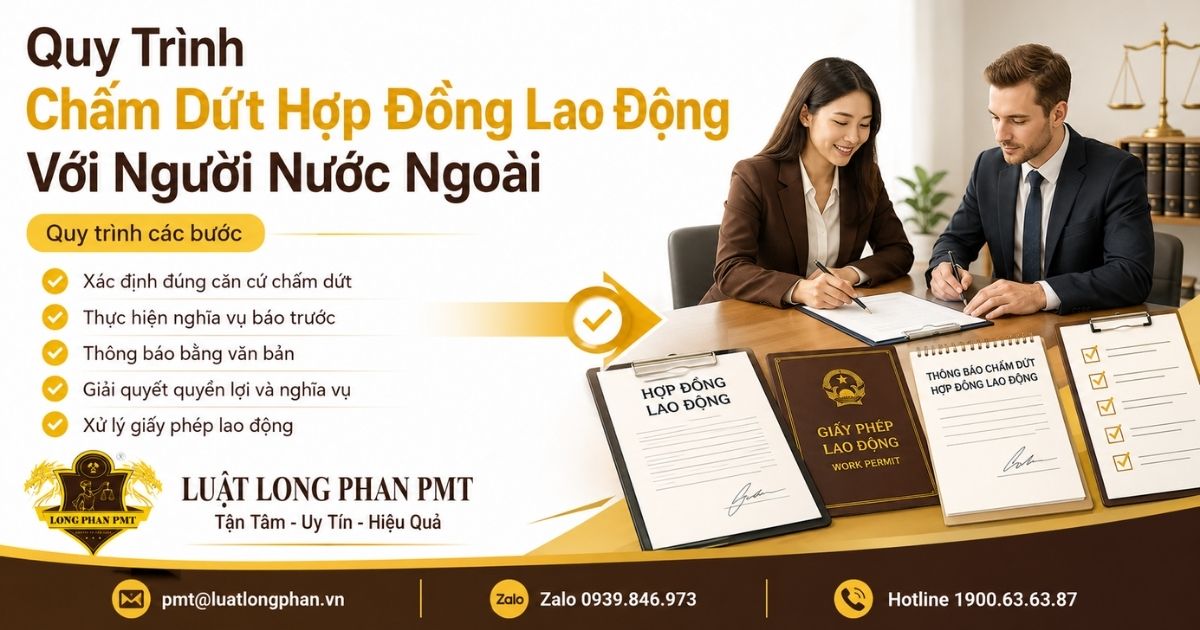 Quy trình chấm dứt hợp đồng lao động với người nước ngoài đúng quy định