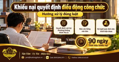 Hướng xử lý khi khiếu nại quyết định điều động công chức đúng luật, thời hiệu khiếu nại 90 ngày