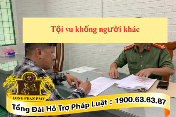 Dấu hiệu của tội vu khống người khác