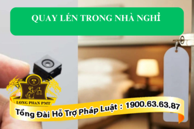 Hành vi quay lén trong nhà nghỉ