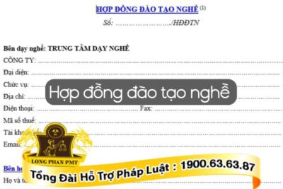 Hợp đồng đào tạo nghề mới nhất