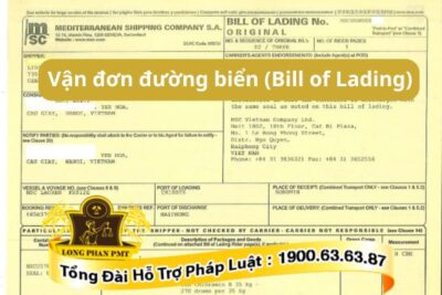 Vận đơn đường biển (Bill of Lading)