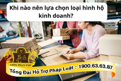 Lựa chọn loại hình hộ kinh doanh?