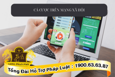 Cá cược trên mạng xã hội phạm tội gì