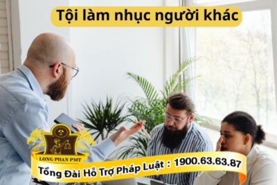 Hình phạt tội làm nhục người khác