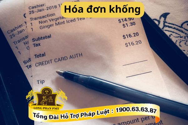 Xử lý hành vi sử dụng hóa đơn khống