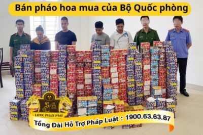 Có bị xử phạt khi bán pháo hoa mua của Bộ Quốc phòng