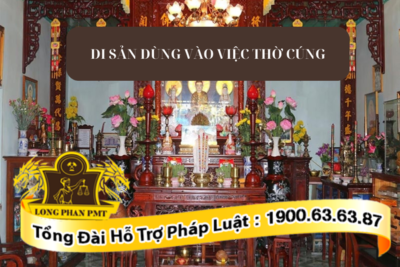 Di sản dùng vào việc thờ cúng