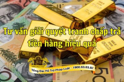 Giải quyết tranh chấp trả tiền hàng