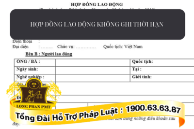 Hợp đồng lao động không ghi thời hạn