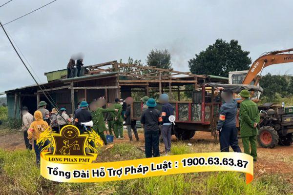 Buộc tháo dỡ, trả nguyên hiện trạng là một trong các biện pháp khắc phục hậu quả