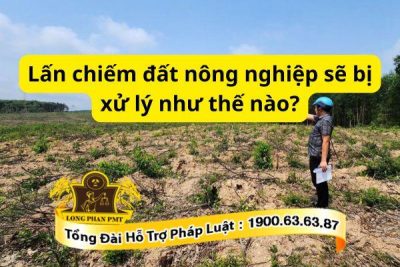 Lấn chiếm đất nông nghiệp bị xử lý như thế nào theo quy định pháp luật? 