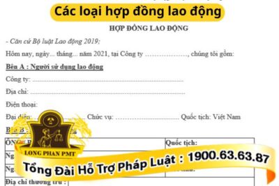 Các loại hợp đồng lao động