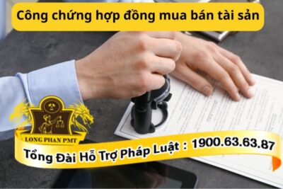 Công chứng hợp đồng mua bán tài sản