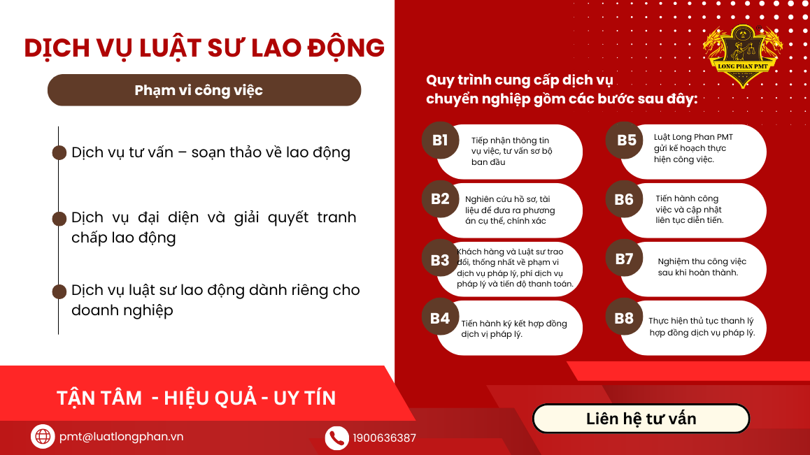 Dịch vụ luật sư lao động uy tín, tận tâm