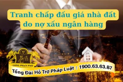Cách xử lý tranh chấp đấu giá nhà đất do nợ xấu ngân hàng