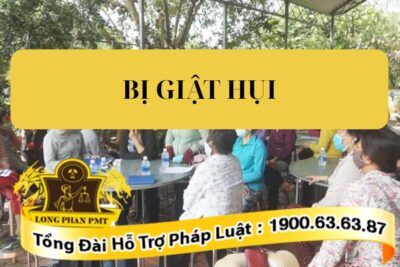 Họp bàn phương án xử lý khi bị giật hụi tập thể