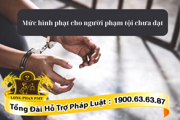 Căn cứ xác định mức hình phạt cho người phạm tội chưa đạt