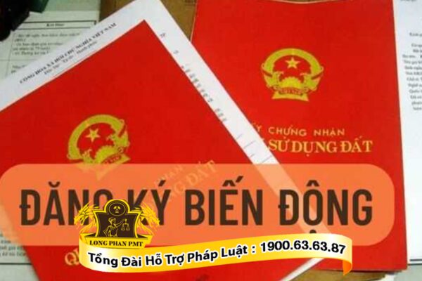 Đăng ký biến động đối với đất tặng cho có điều kiện