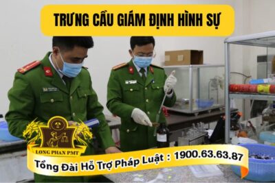Trưng cầu giám định hình sự thực hiện như thế nào?