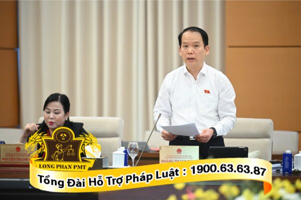 Chủ nhiệm Ủy ban Pháp luật và Tư pháp Hoàng Thanh Tùng