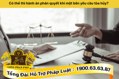 Có thể thi hành phán quyết trọng tài khi một bên yêu cầu tòa hủy không?