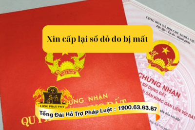 Xin cấp lại sổ đỏ do bị mất thực hiện thế nào?