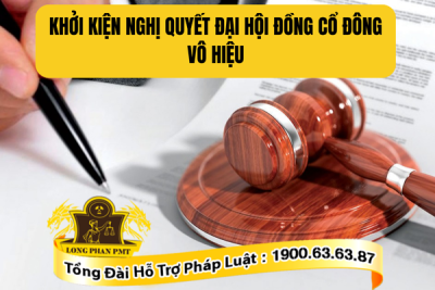 Trình tự khởi kiện nghị quyết Đại hội đồng cổ đông vô hiệu