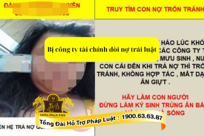 Bị công ty tài chính đòi nợ trái luật thì phải làm sao?