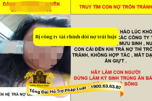 Bị công ty tài chính đòi nợ trái luật thì phải làm sao?