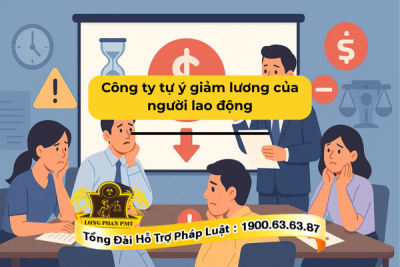 Công ty tự ý giảm lương của người lao động thì phải làm sao?