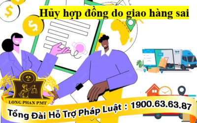 Thủ tục hủy hợp đồng do giao hàng sai