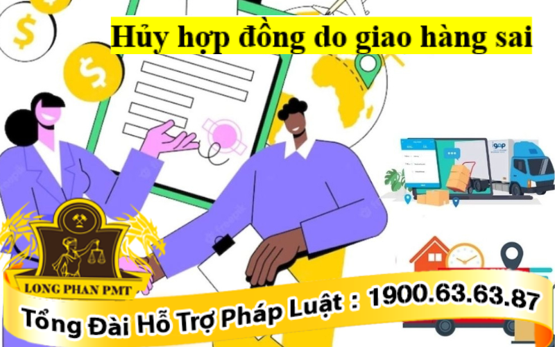 Thủ tục hủy hợp đồng do giao hàng sai