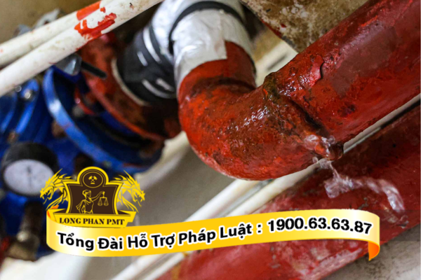 Lỗi do các hạng mục xây dựng kỹ thuật thuộc sở hữu chung bị rò rỉ nước