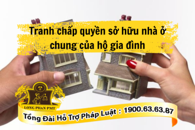 Các dạng  tranh chấp quyền sở hữu nhà ở chung của hộ gia đình