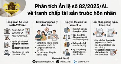 Phân tích Án lệ số 82/2025/AL về tranh chấp tài sản trước hôn nhân và nguyên tắc đóng góp.