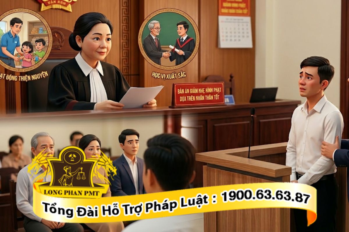 Các trường hợp nhân thân tốt được xem xét giảm nhẹ như  thiện nguyện.